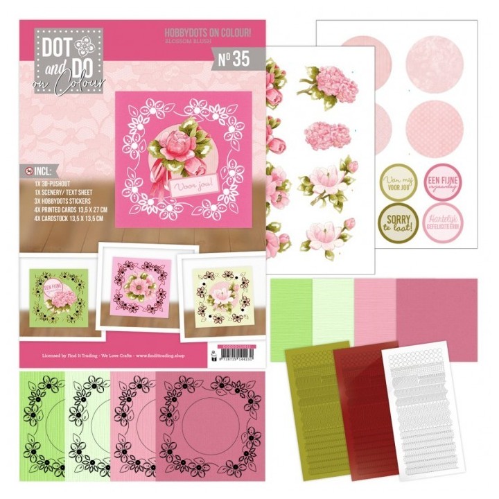 (DODOOC10035)Hobbydots on Colour 35 - Blossom Blush