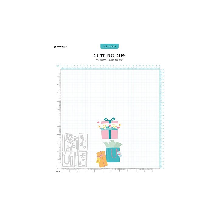 (SL-ES-CD932)Studio Light SL Cutting Die B-day gifts Essentials nr.932
