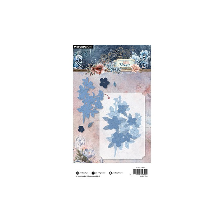(SL-FF-CD945)Studio Light SL Cutting Die Blossoms Frozen Flowers nr.945