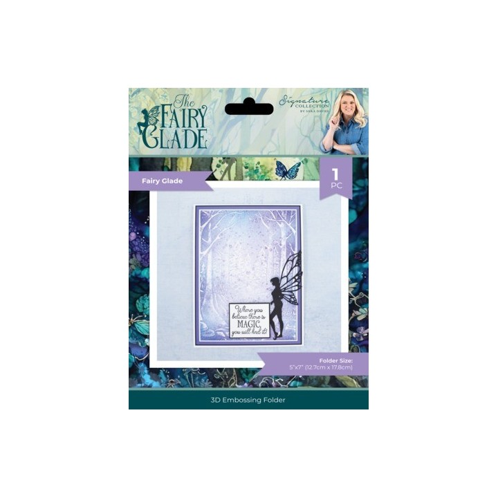 (SS-FG-3D-EF5-FAGL)Crafter's Companion 3D Embossing Folder Fairy Glade