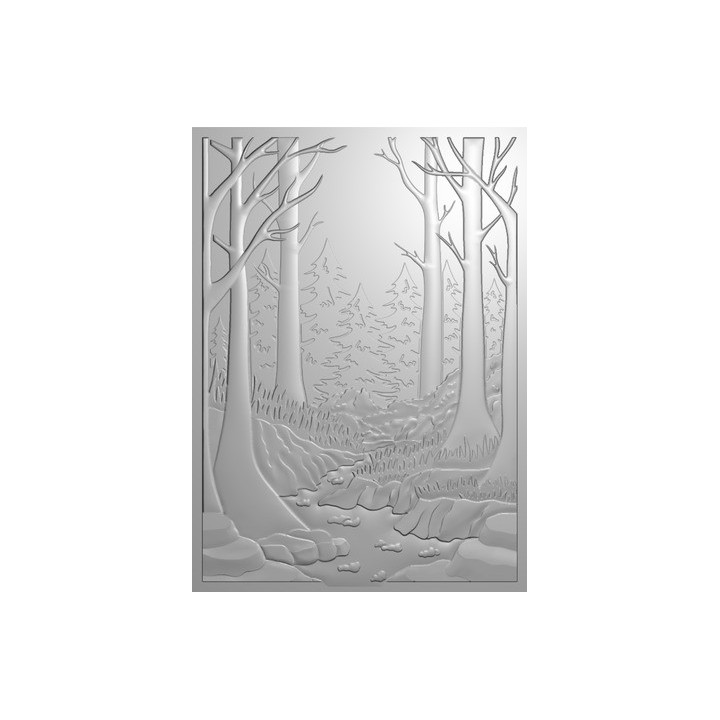 (SS-FG-3D-EF5-FAGL)Crafter's Companion 3D Embossing Folder Fairy Glade