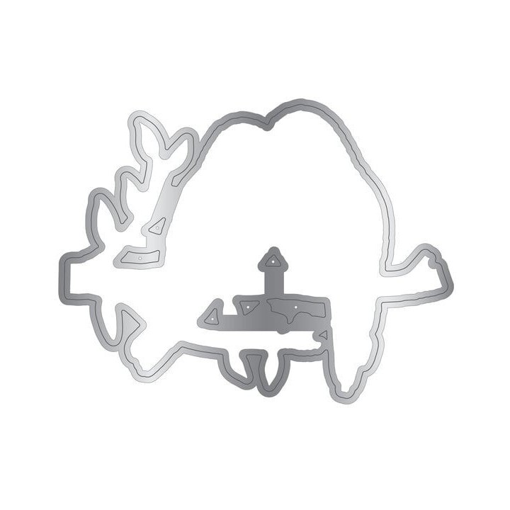 (CC-LB-STD-TLOB)Crafter's Companion Love Birds Stamp & Die The Lovebirds