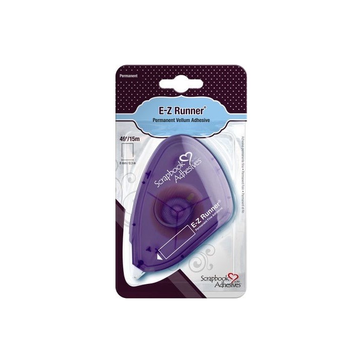 (01643)Scrapbook Adhesives E-Z Runner Permanent Vellum Adhesive Dispenser