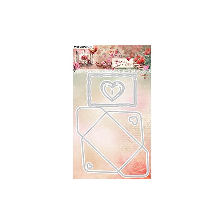 (SL-LL-CD950)Studio Light SL Cutting Die Sending love Love of my life nr.950
