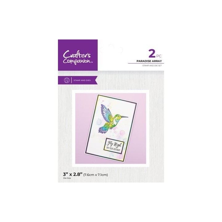 (CC-STD-PAAR)Crafter's Companion Outline Stamp & Die Outline Stamp & Die Paradise Array