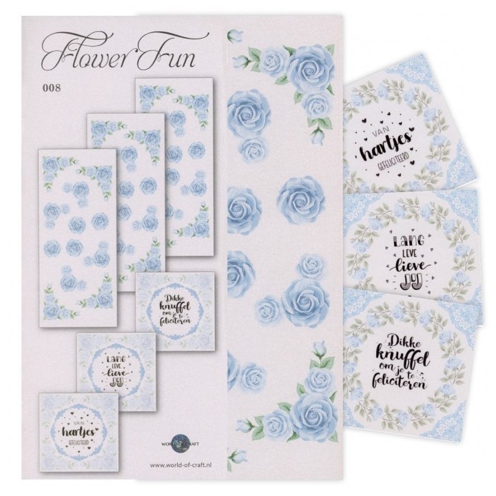 (WOCFF8)WOC Flower Fun Series 008 Flowers Text