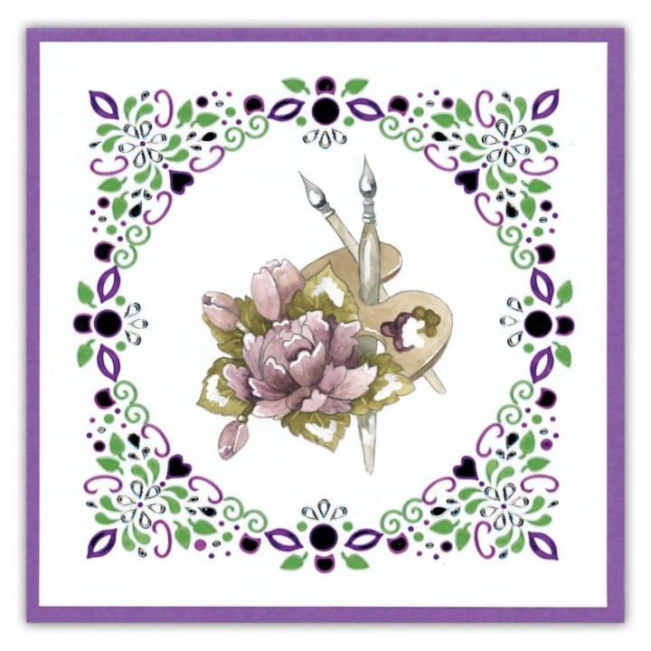 (DODO271)Dot and Do 271 - Precious Marieke - Painted Flowers