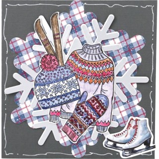 (ADCS10089)Clear Stamps - Amy Design - Hygge Harmony - Winter Sports