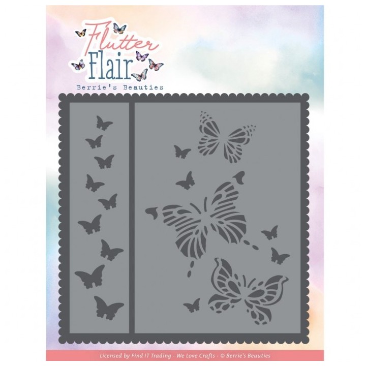 (BBD10032)Dies - Berries Beauties - Flutter Flair - Flutter Frame