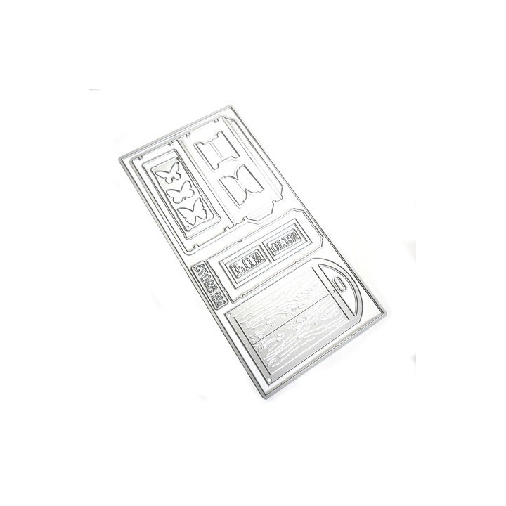 (SKU2211)Elizabeth Craft Design Hinged To The Past Die Shielded Window