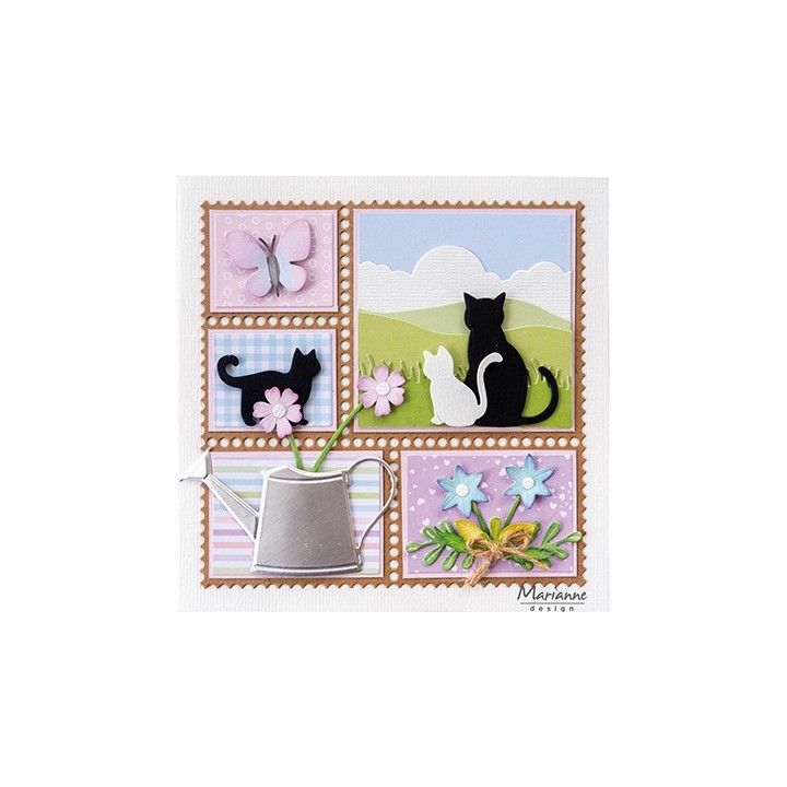 (CR1679)Craftables Layout - Stamp Square