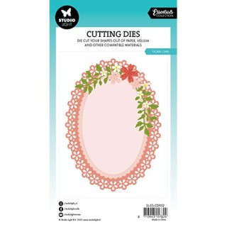 (SL-ES-CD952)Studio Light SL Cutting Die Floral Oval Essentials nr.952