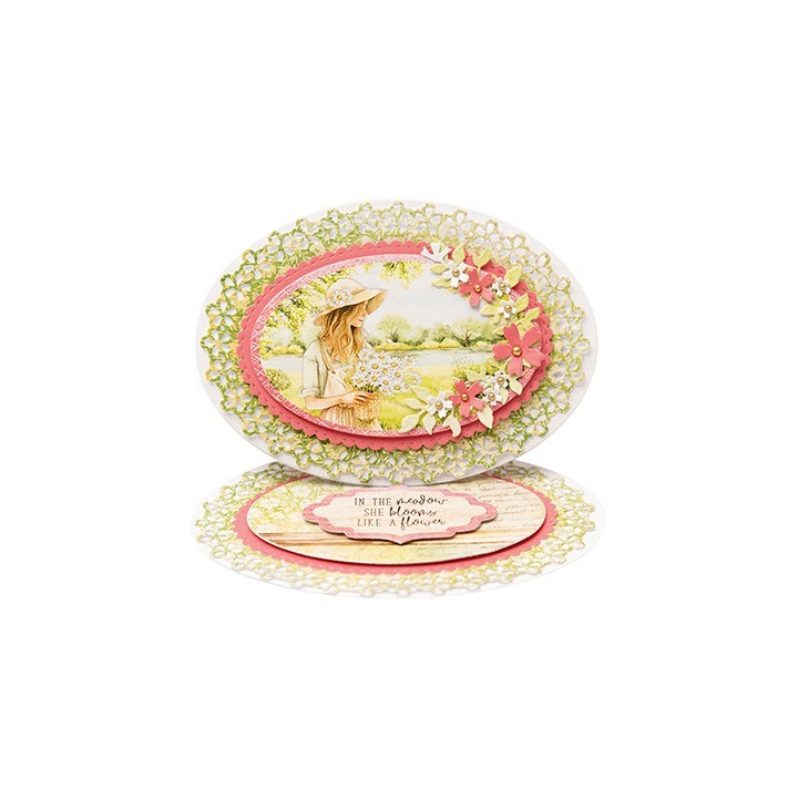(SL-ES-CD952)Studio Light SL Cutting Die Floral Oval Essentials nr.952