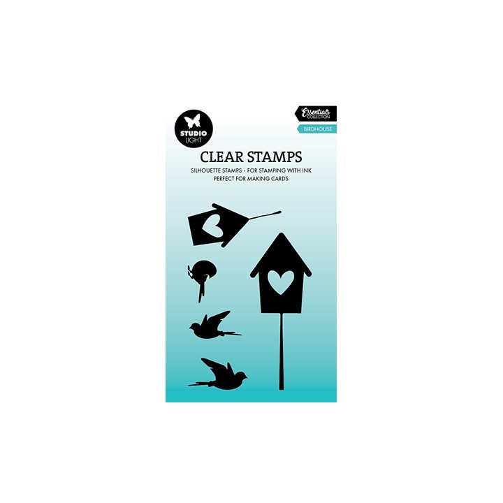 (SL-ES-STAMP787)Studio light SL Stamp Birdhouse Essentials nr.787