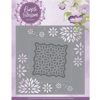 (PM10275)Dies - Precious Marieke - Purple Blossom - Blossom Frame