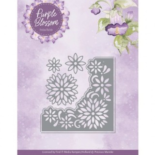 (PM10276)Dies - Precious Marieke - Purple Blossom - Blossom Corner