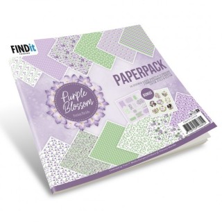 (PMPP10048)Paperpack - Precious Marieke - Purple Blossom