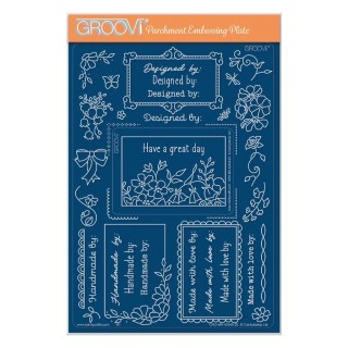 (GRO-MA-42448-25)Groovi Plate A5 Mini Makes Personalising