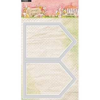 (SL-SM-CD947)Studio Light Cutting Die House Card Spring Meadow nr.947