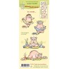 (55.9341)LeCrea - Combi clear stamp Piglet dance/meditation