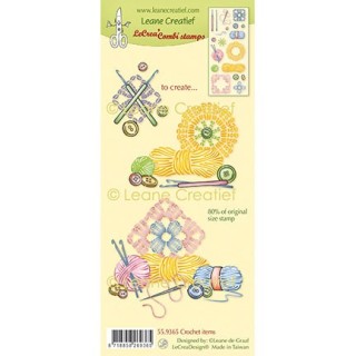 (55.9365)LeCrea - Combi clear stamp Crochet items