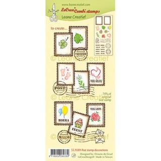 (55.9389)LeCrea - Combi clear stamp Post stamp decorations