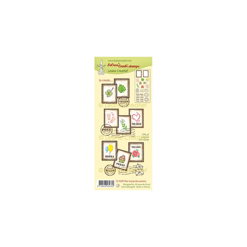 (55.9389)LeCrea - Combi clear stamp Post stamp decorations (55.9389)LeCrea - Combi clear stamp Post stamp decorations
