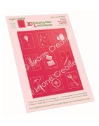 (35.9402)Embossing folder & matching dies hobby