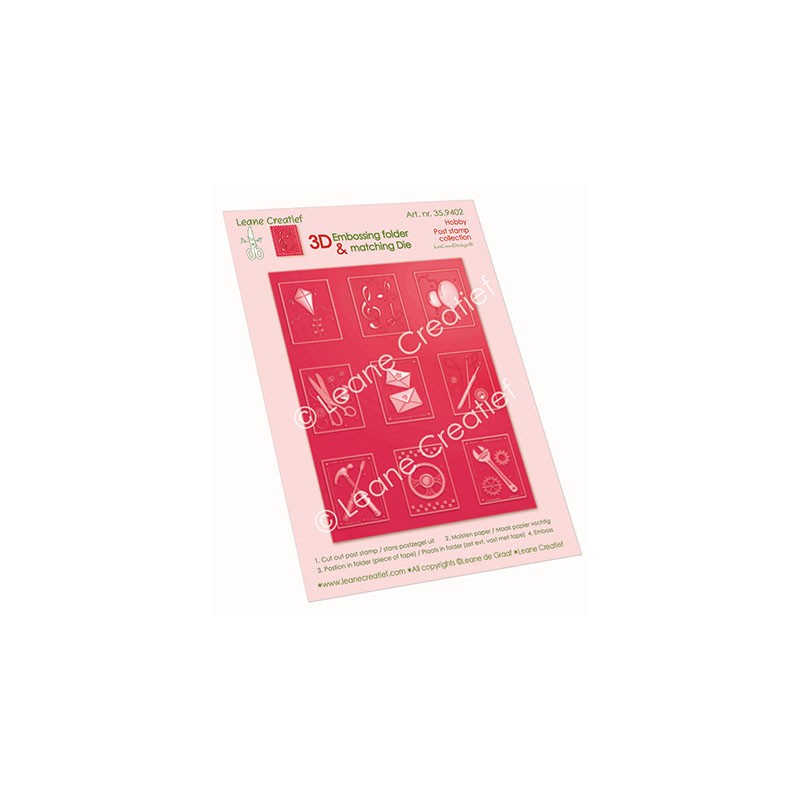 (35.9402)Embossing folder & matching dies hobby