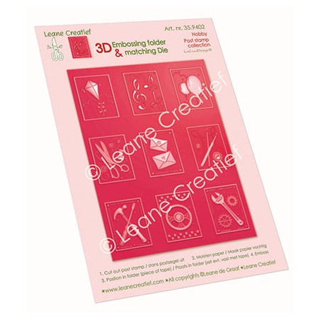 (35.9402)Embossing folder & matching dies hobby