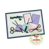 (35.9402)Embossing folder & matching dies hobby