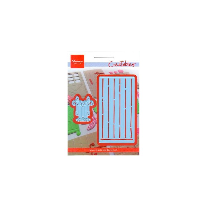 (LR0312)Creatables stencil vintage door