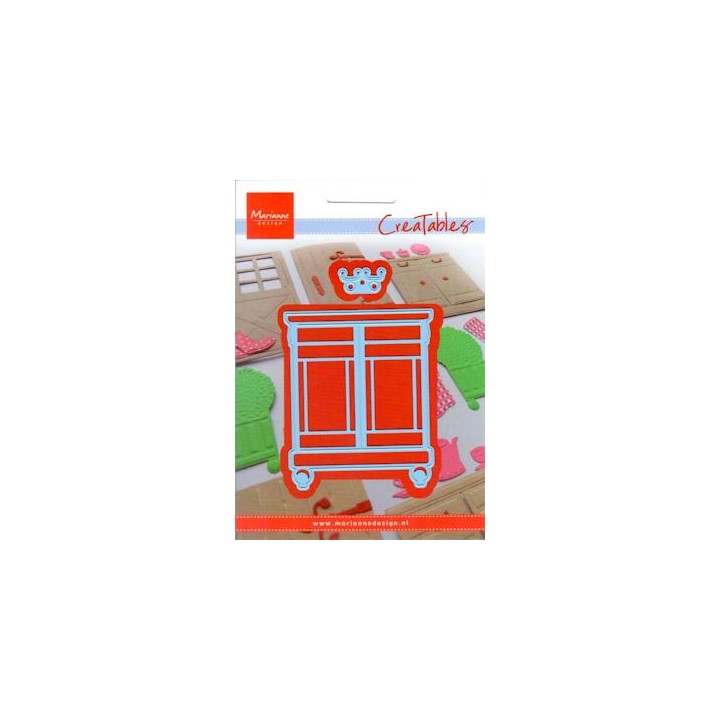 (LR0314)Creatables stencil sweet cabinet