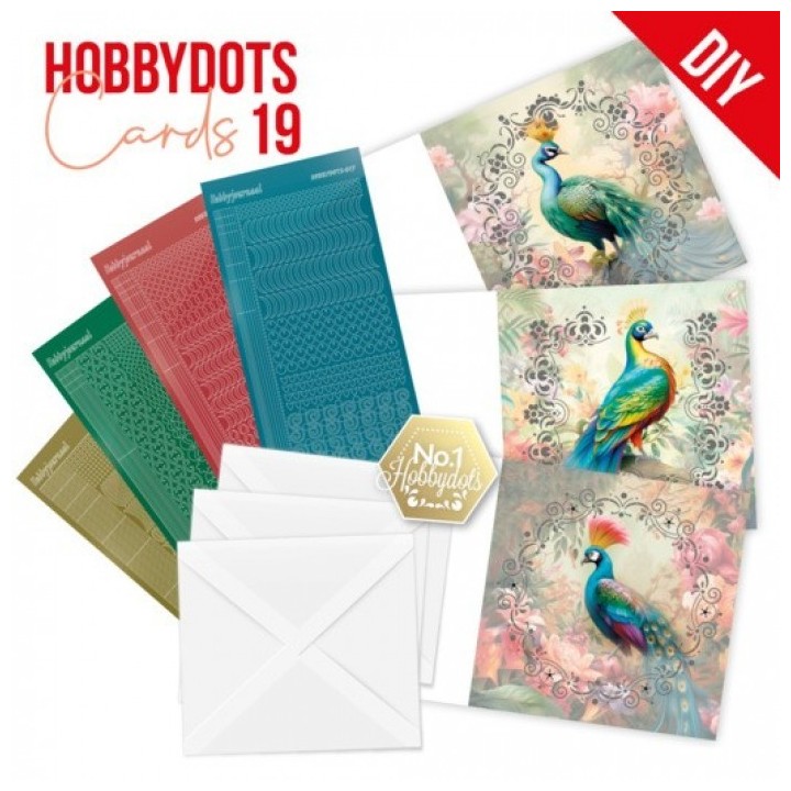 (DODOPP019)Dot and Do Cards 19 - Peacock