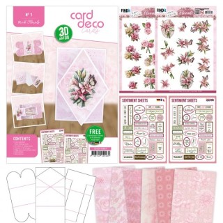 (CDE3D10001)3D and Do - Card Deco Essentials - Pink Florals