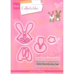 (COL1354)Collectables set konijn