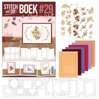 (STDOBB029)Stitch and Do Boek A6 29 - Butterflies