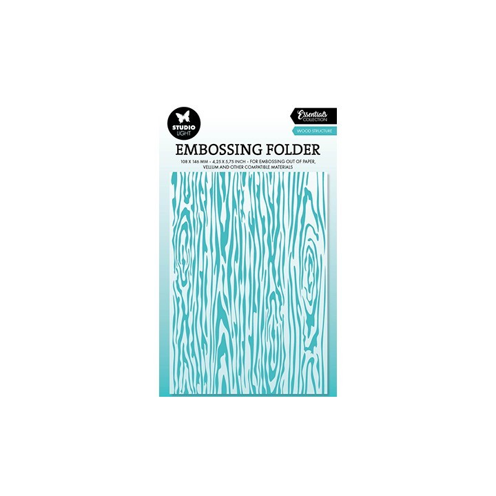 (SL-ES-EMB29)Studio light SL 3D Embossing Folder Wooden Planks Essentials nr.29