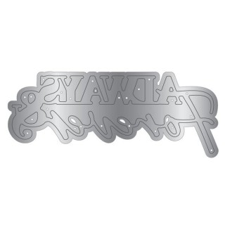 (CC-LA-MD-ALFO)Crafter's Companion Love is in the Air Metal Die Always & Forever