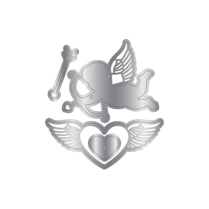 (CC-LA-MD-LFCU)Crafter's Companion Love is in the Air Metal Die Love From Cupid