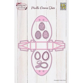(MFD175)Nellie's shape dies Eggshaped Box