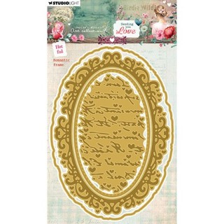 (JMA-SYL-HFCD14)Studio Light Hot Foil Cutting Die Romantic Frame Sending You Love nr.14