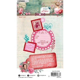 (JMA-SYL-SCD92)Studio Light Stamp & Cutting Die Heart ATC Sending You Love