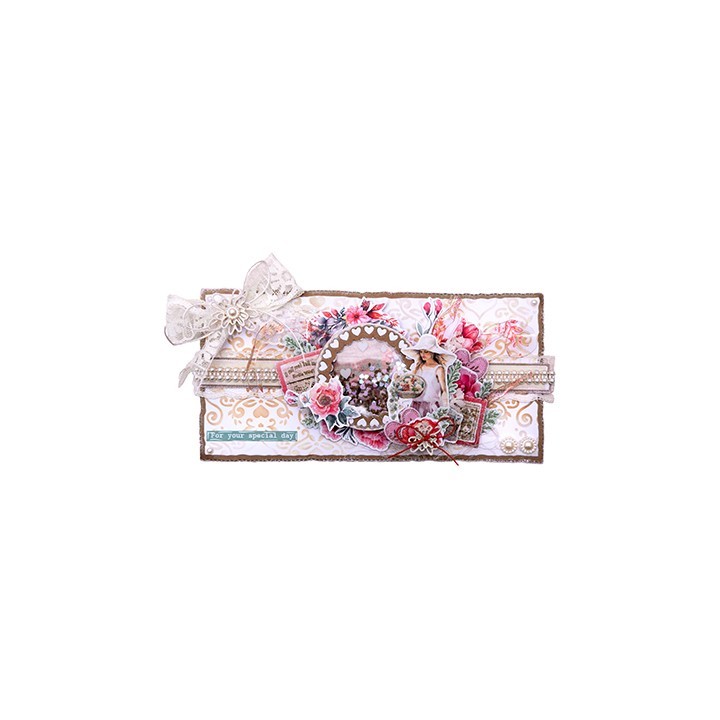 (JMA-SYL-SCD92)Studio Light Stamp & Cutting Die Heart ATC Sending You Love
