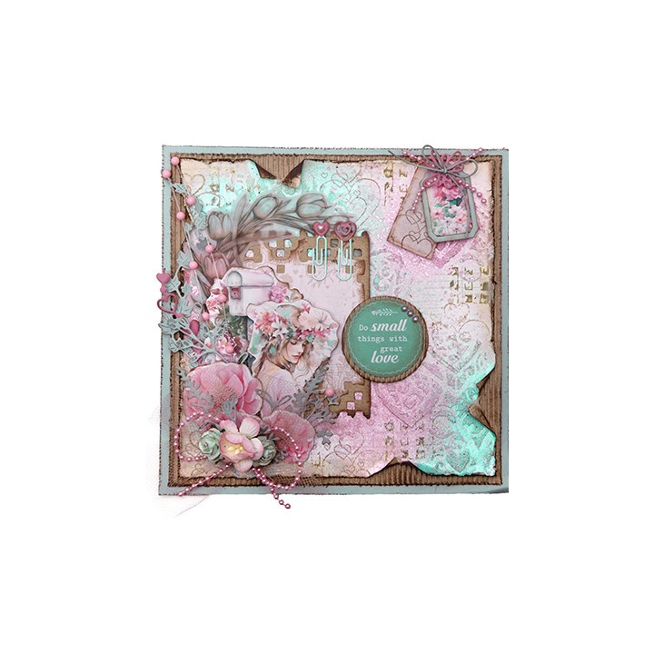 (JMA-SYL-STAMP799)Studio light Stamp Romantic Elements Sending You Love nr.799