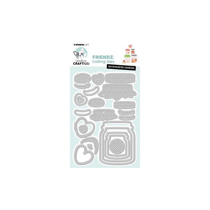 (CCL-FR-CD968)Studio Light Cutting Die Accessoires Cookies Friendz nr.968