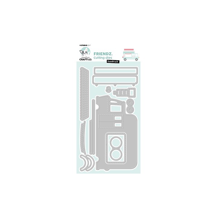 (CCL-FR-CD969)Studio Light Cutting Die Foodtruck Friendz nr.969