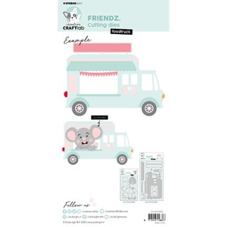(CCL-FR-CD969)Studio Light Cutting Die Foodtruck Friendz nr.969