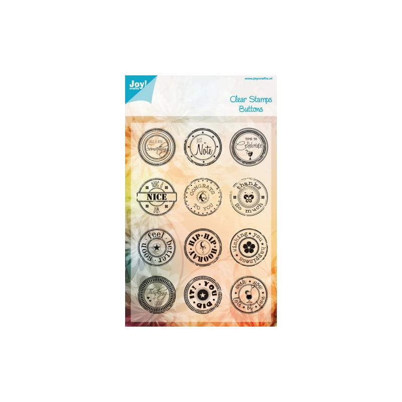 (6410/0096)Clear stamp ENG - buttons