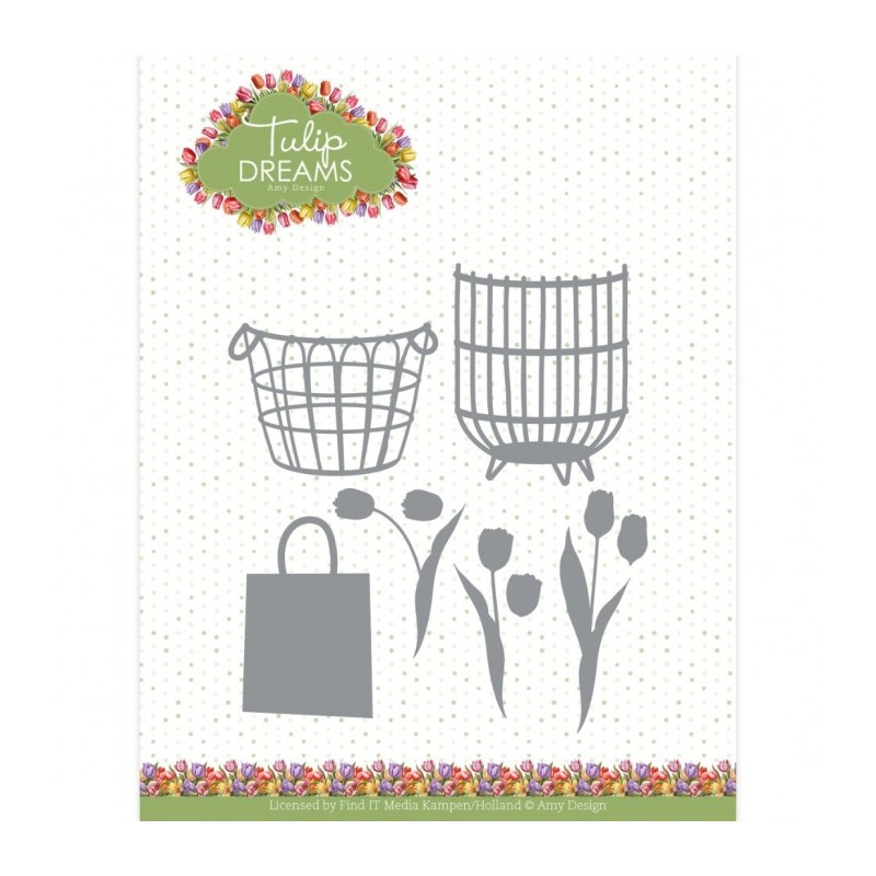 (ADD10331)Dies - Amy Design - Tulip Dreams - Tulip Basket
